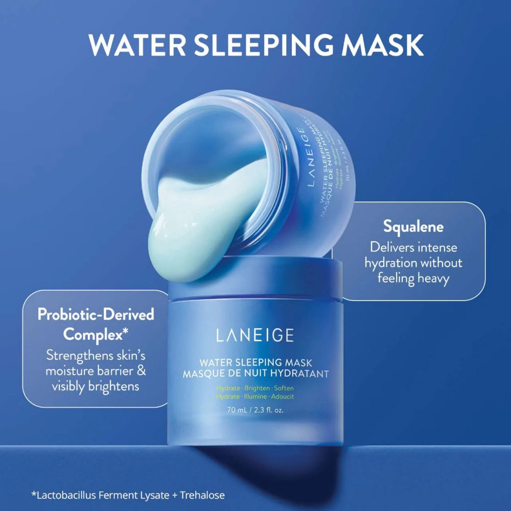 Laneige Water Sleeping Mask with Niacinamide & Squalane 2.3 Oz