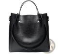 Large Capacity Faux Leather Tote Shoulder Bag