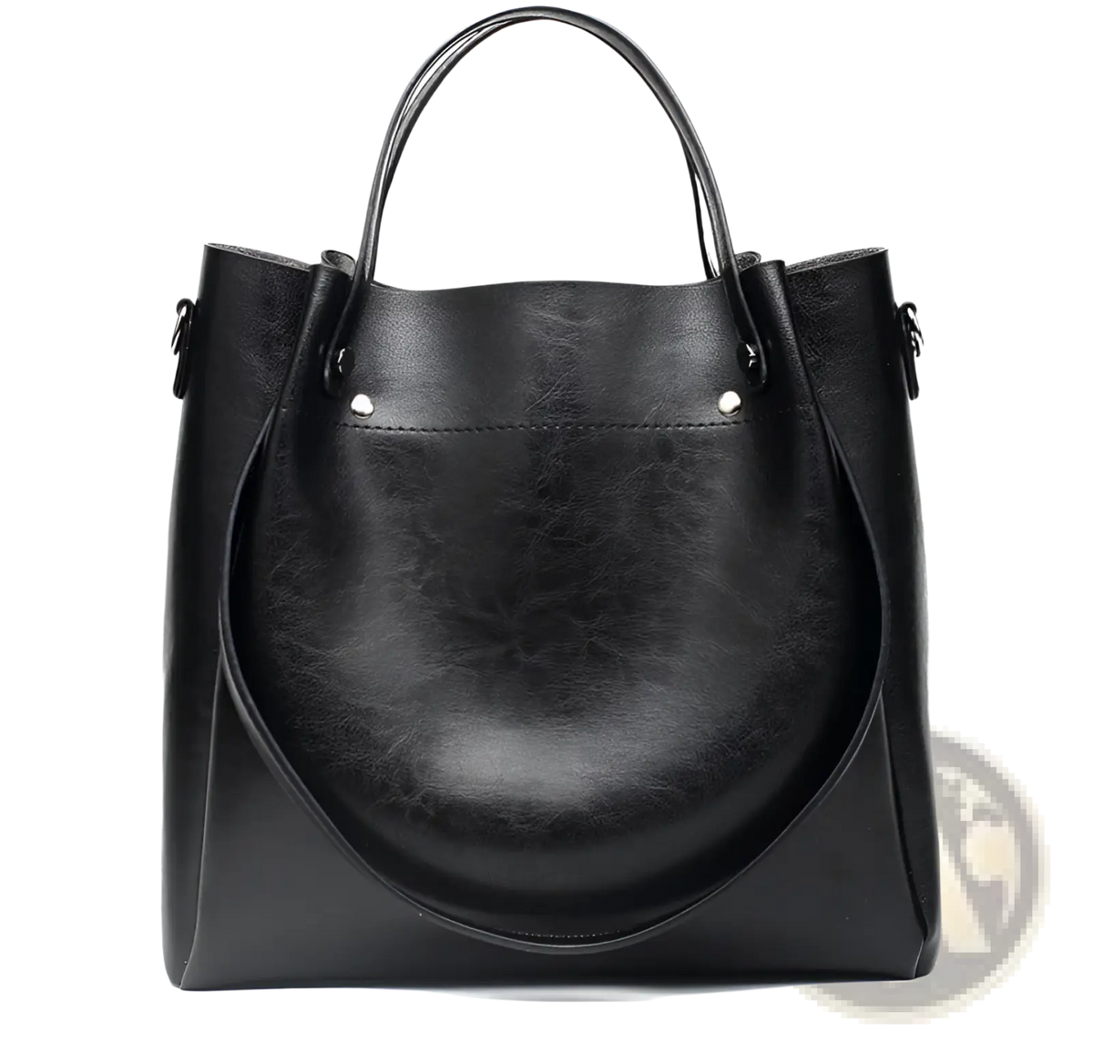 Large Capacity Faux Leather Tote Shoulder Bag