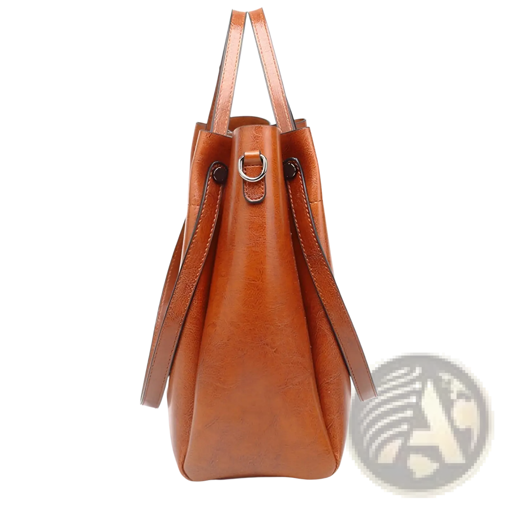 Large Capacity Faux Leather Tote Shoulder Bag