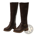 Leather Knee High Buckle Strap Warm Knight Boots