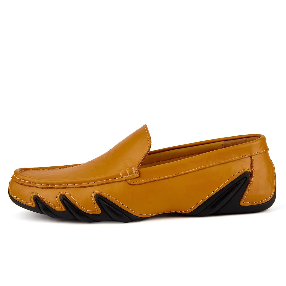 Leather Loafers for Men Retro British Style Shoes