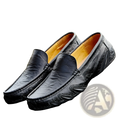 Leather Loafers for Men Retro British Style Shoes
