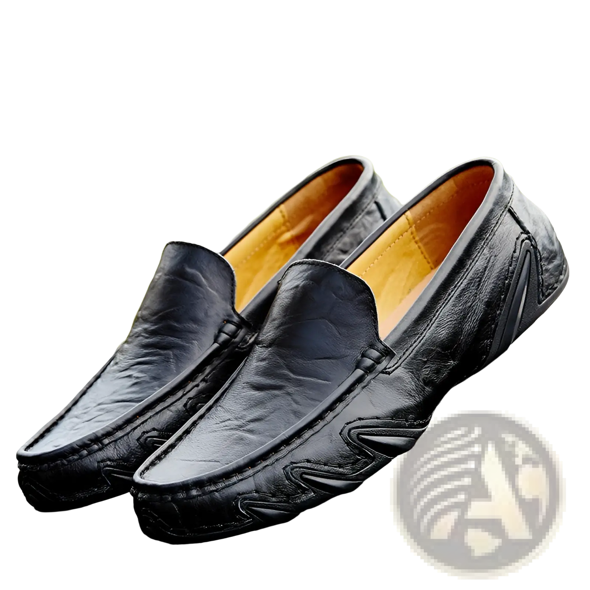 Leather Loafers for Men Retro British Style Shoes