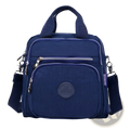 Magenta Multi-functional Nylon Crossbody Bag 25cm