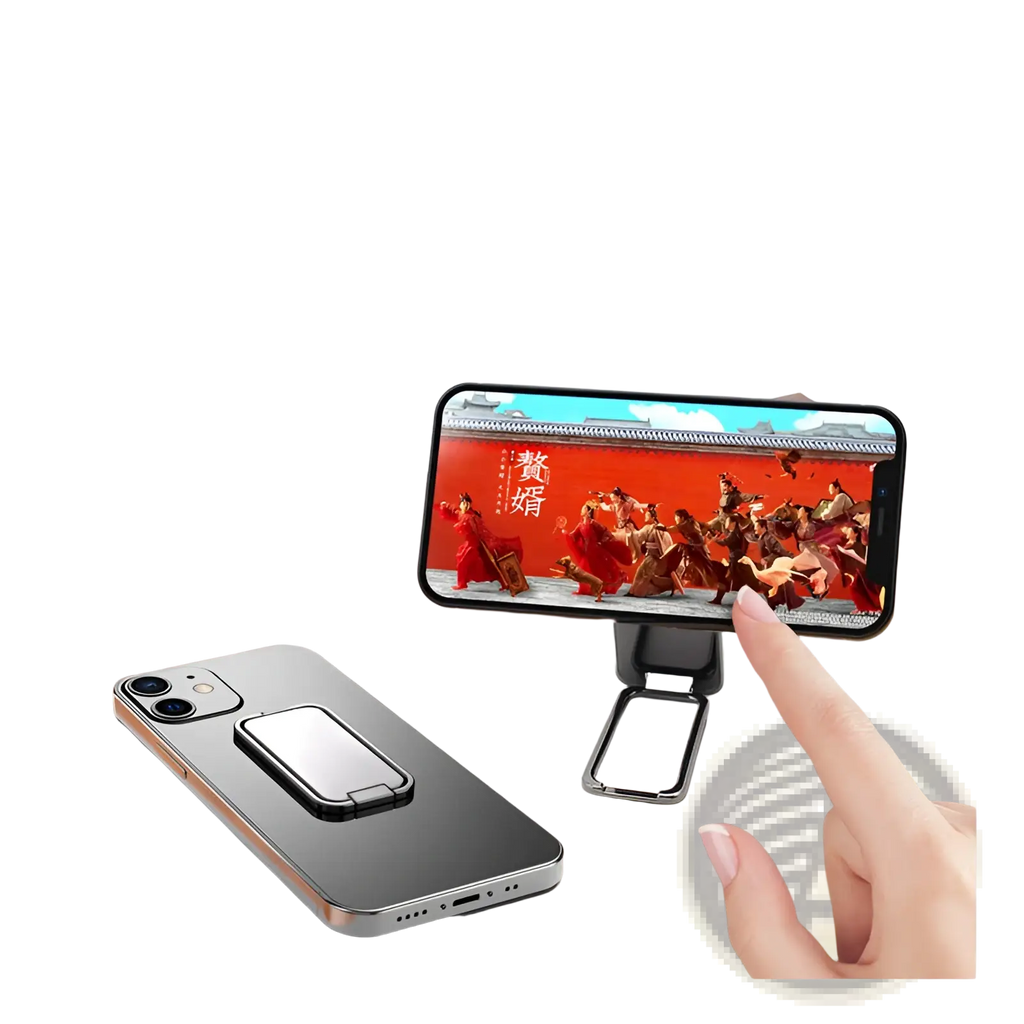 Magnetic Phone Ring Holder Foldable Desktop Stand