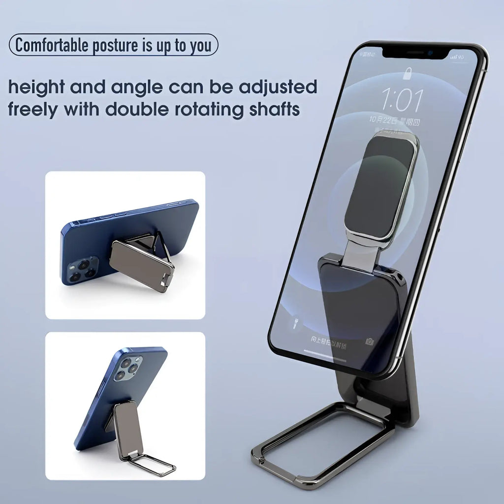 Magnetic Phone Ring Holder Foldable Desktop Stand