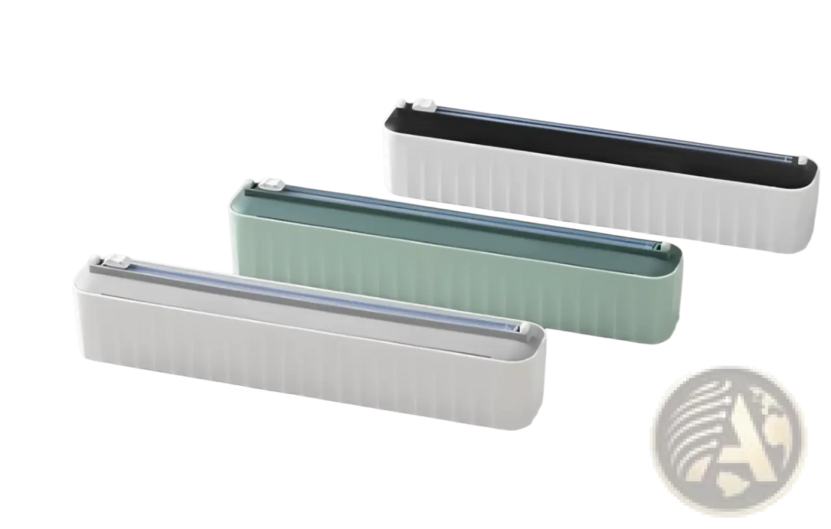 Magnetic Plastic Film Cutter and Wrap Dispenser