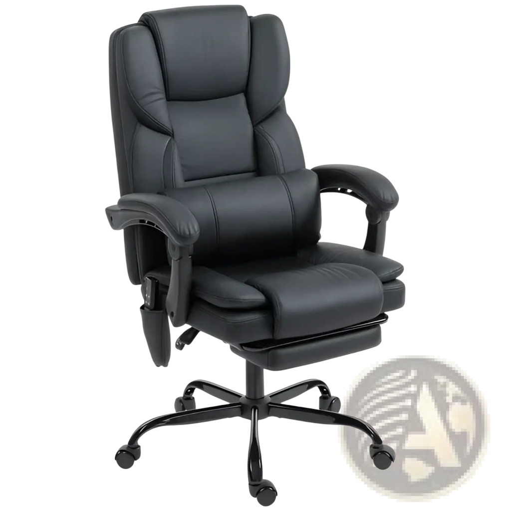 Massage Office Chair with Footrest and High Back