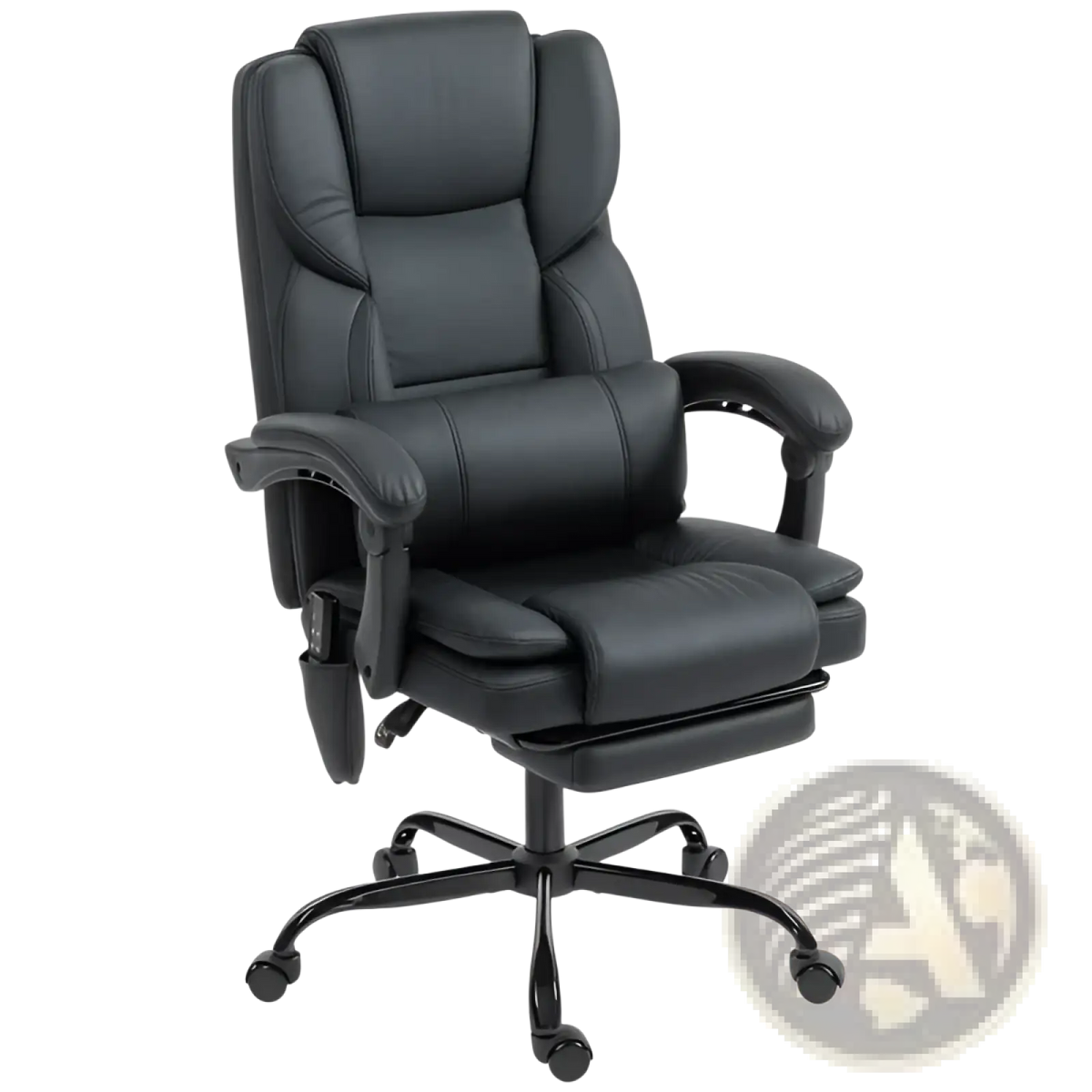 Massage Office Chair with Footrest and High Back