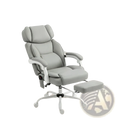 Massage Office Chair with Heat and Retractable Footrest