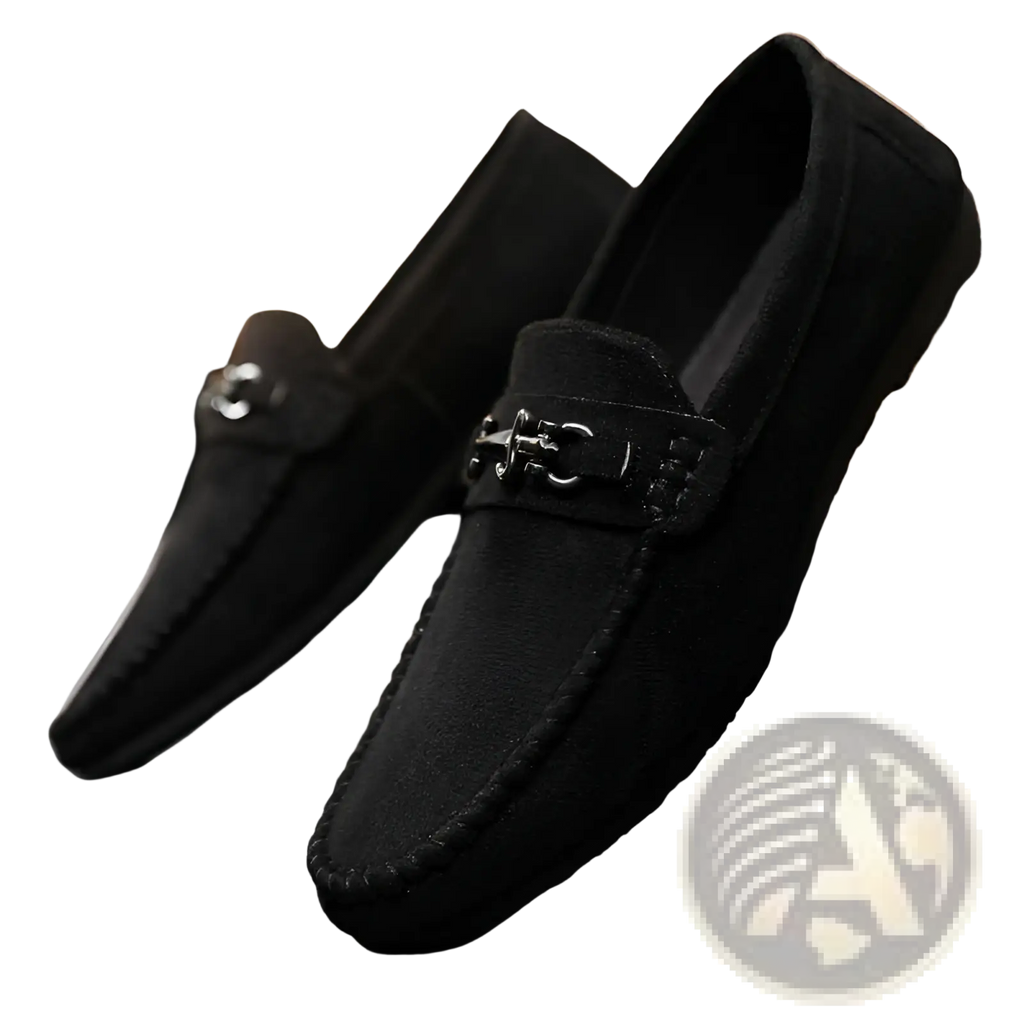 Men Brown Suede Horsebit Loafers Slip on Shoes