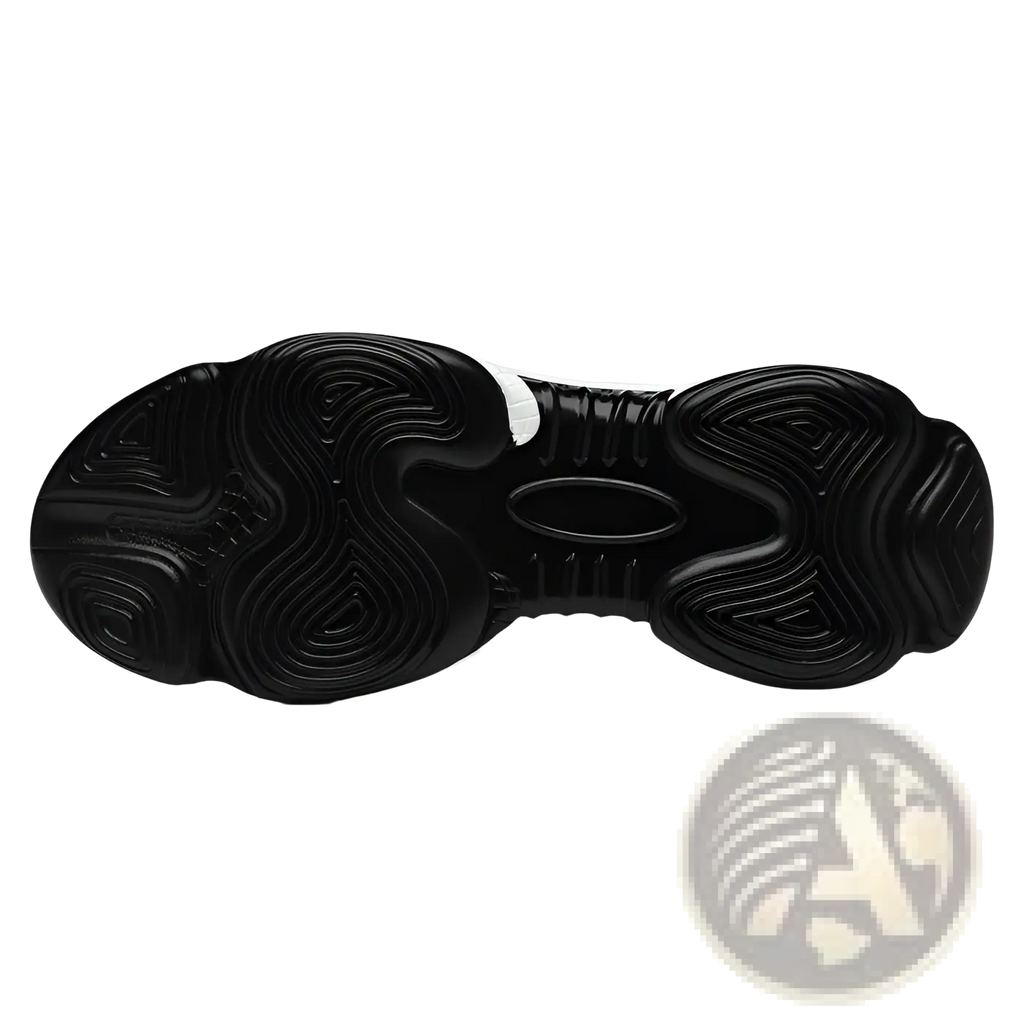 Men's Air Cushion Running Shoes Black Mesh Sneakers