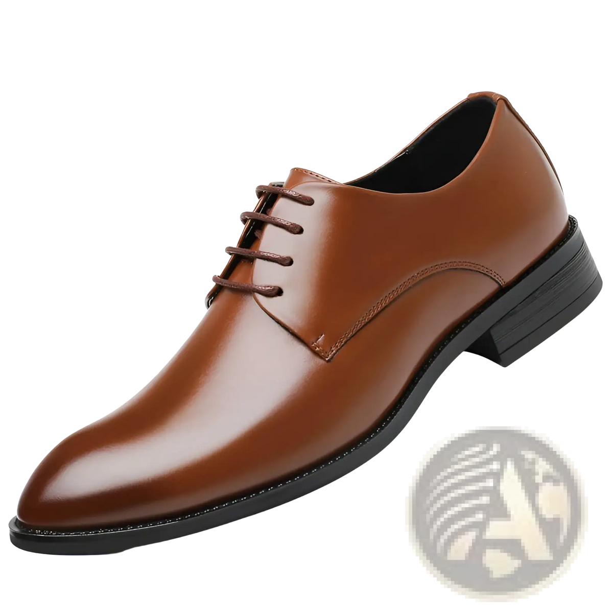 Men's Brown Leather Formal Dress Shoes