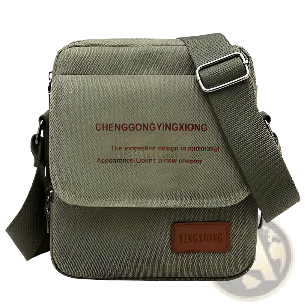 Men's Canvas Crossbody Business Shoulder Bag