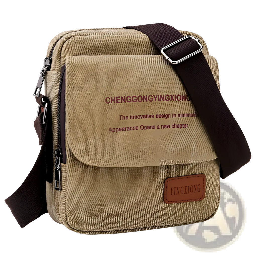 Men's Canvas Crossbody Business Shoulder Bag