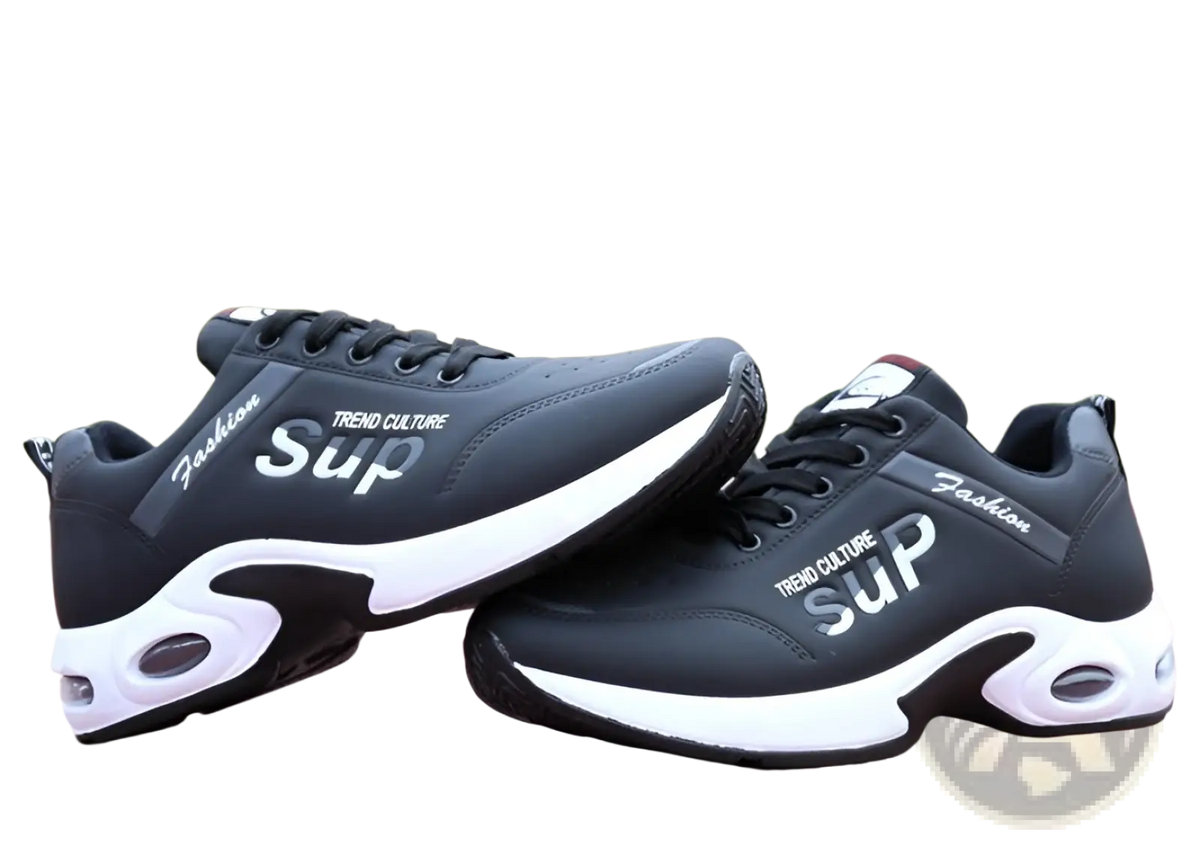 Men's Casual Sportswear Leather Running Shoes