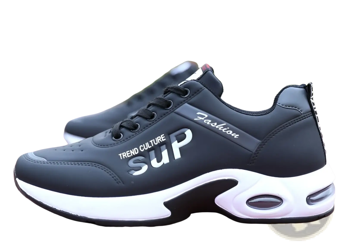 Men's Casual Sportswear Leather Running Shoes