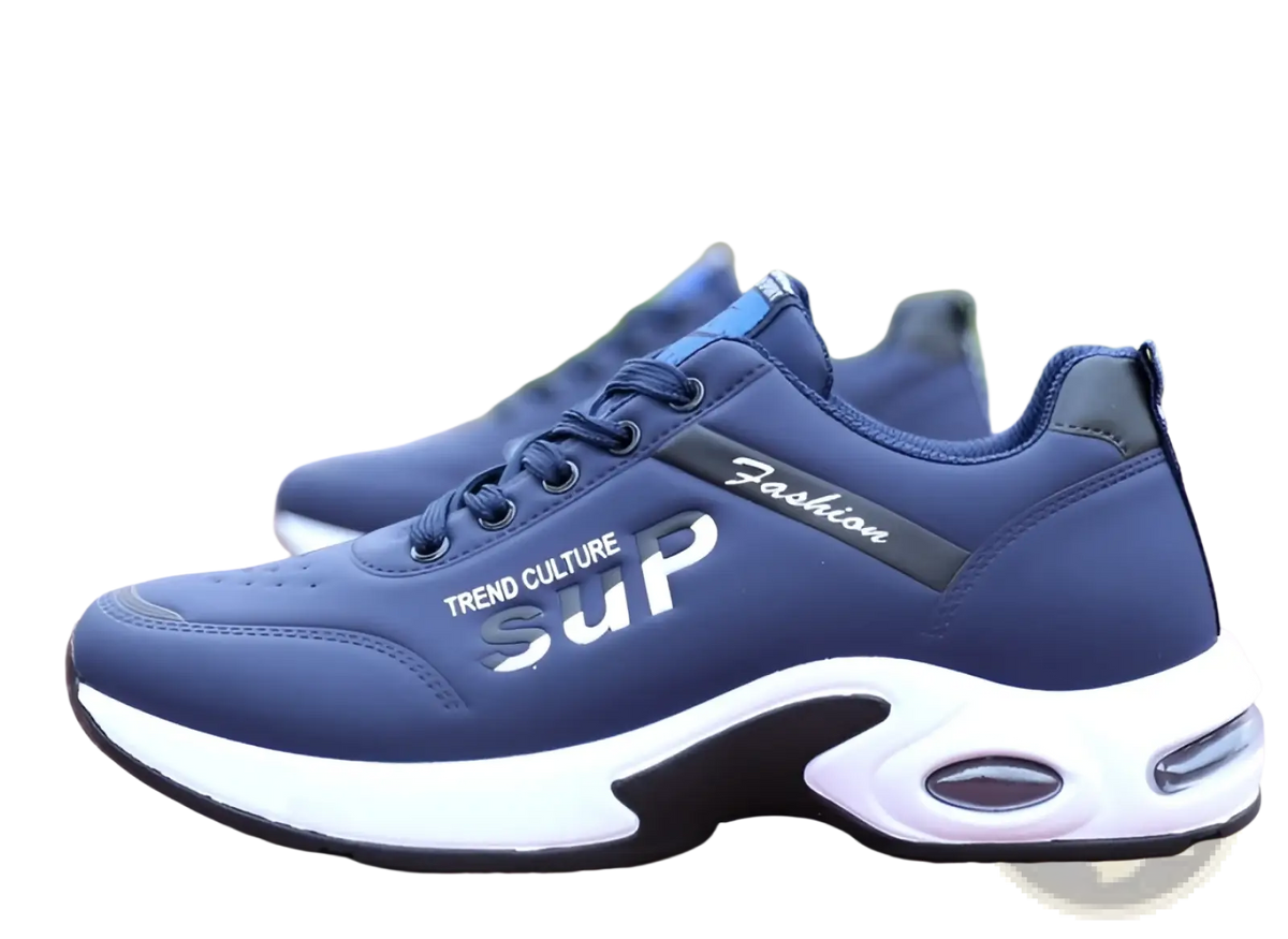 Men's Casual Sportswear Leather Running Shoes