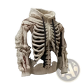 Men's Cream Skeletal Knit 3d Bone Pattern Hoodie