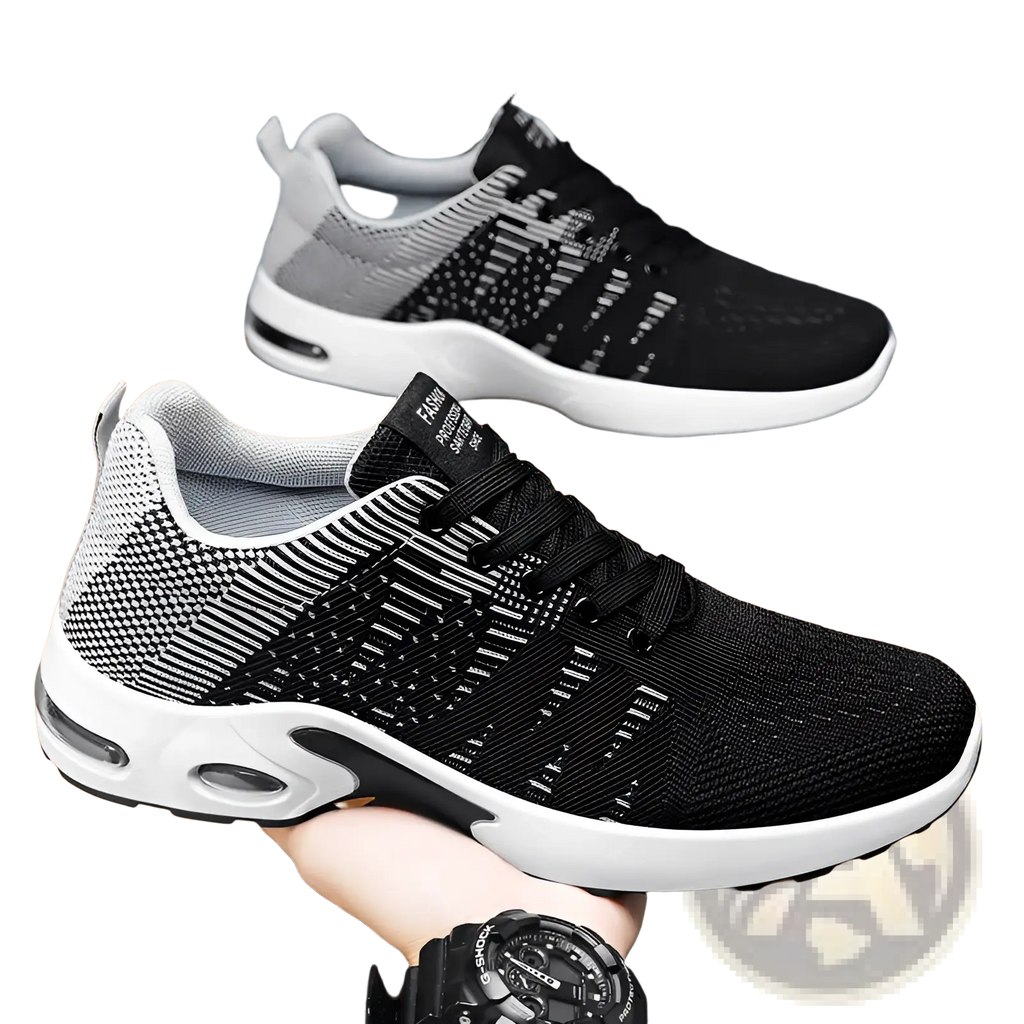 Men's Flyknit Mesh Air Cushion Casual Sneakers
