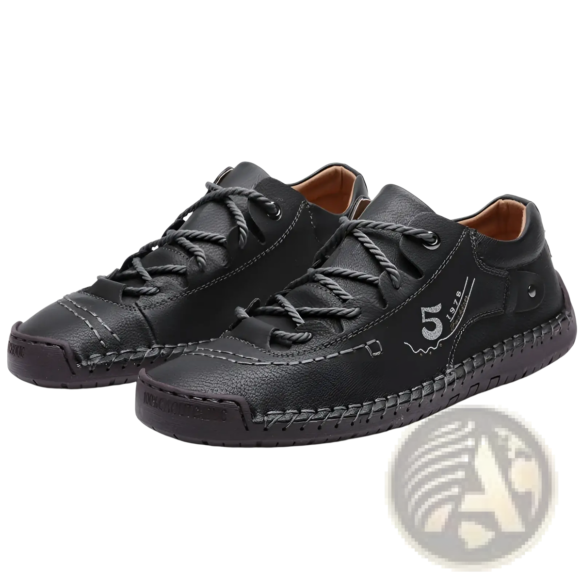 Men's Leather Casual Lace Up British Shoes