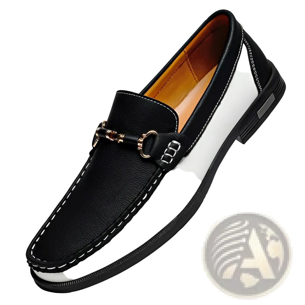 Men's Leather Horsebit Loafers Casual Moccasins