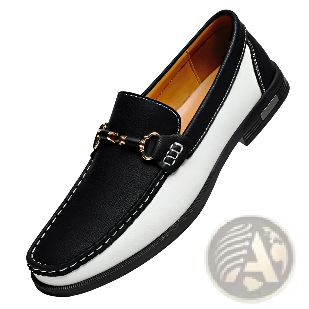 Men's Leather Horsebit Loafers Casual Moccasins