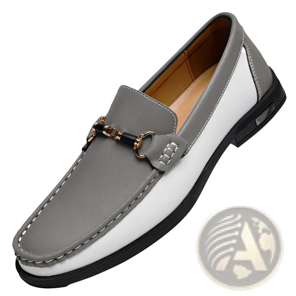Men's Leather Horsebit Loafers Casual Moccasins