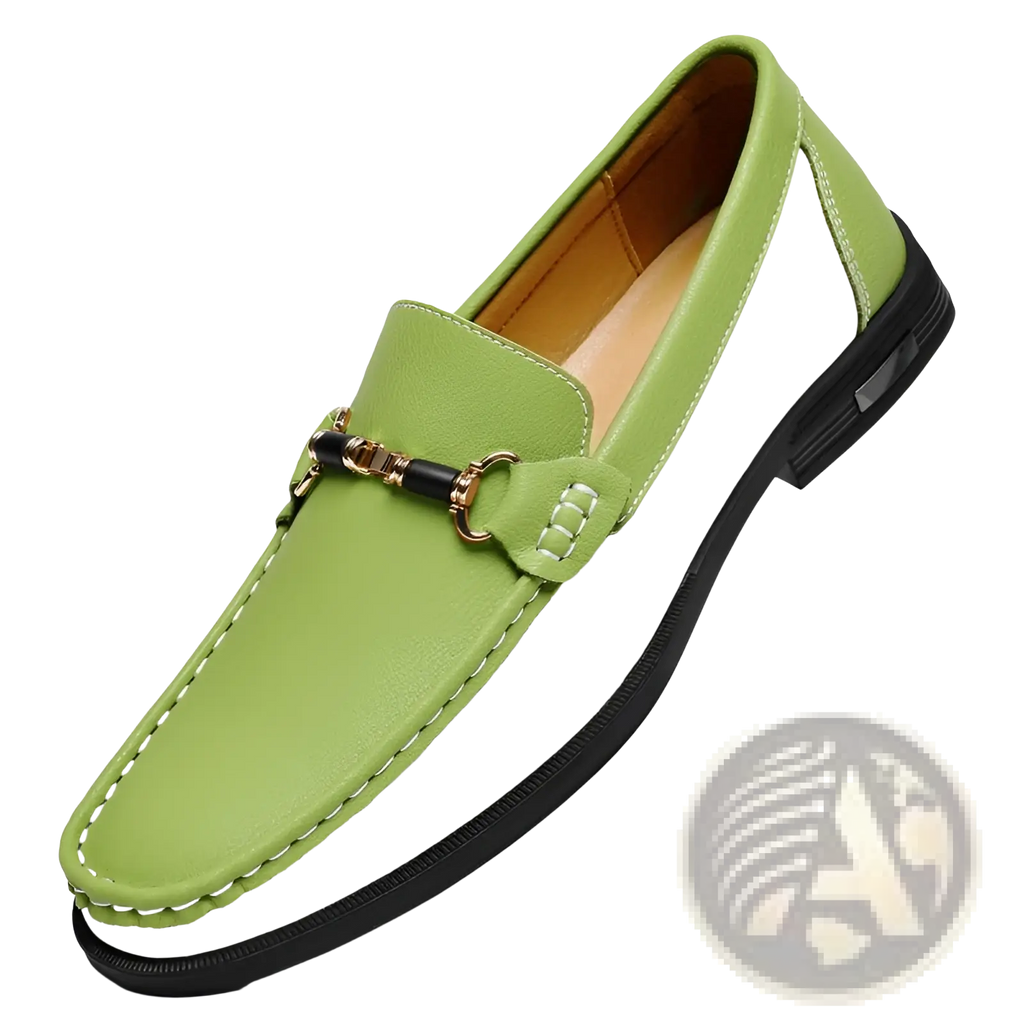 Men's Leather Horsebit Loafers Casual Moccasins