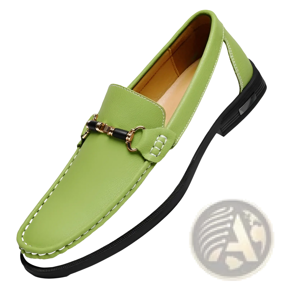 Men's Leather Horsebit Loafers Casual Moccasins
