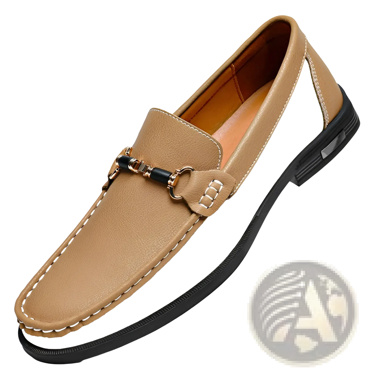 Men's Leather Horsebit Loafers Casual Moccasins