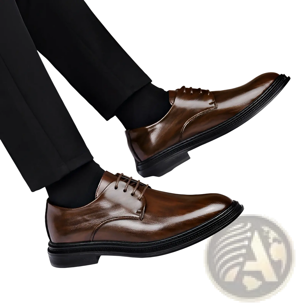 Men's Leather Oxford Dress Shoes for Weddings