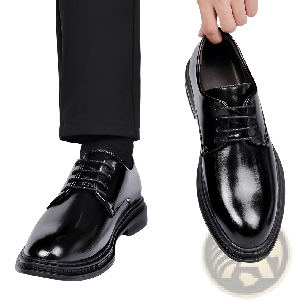 Men's Leather Oxford Dress Shoes for Weddings