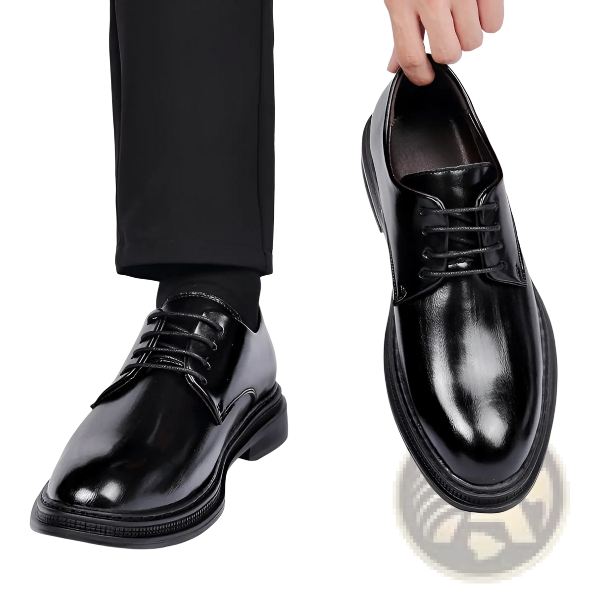 Men's Leather Oxford Dress Shoes for Weddings