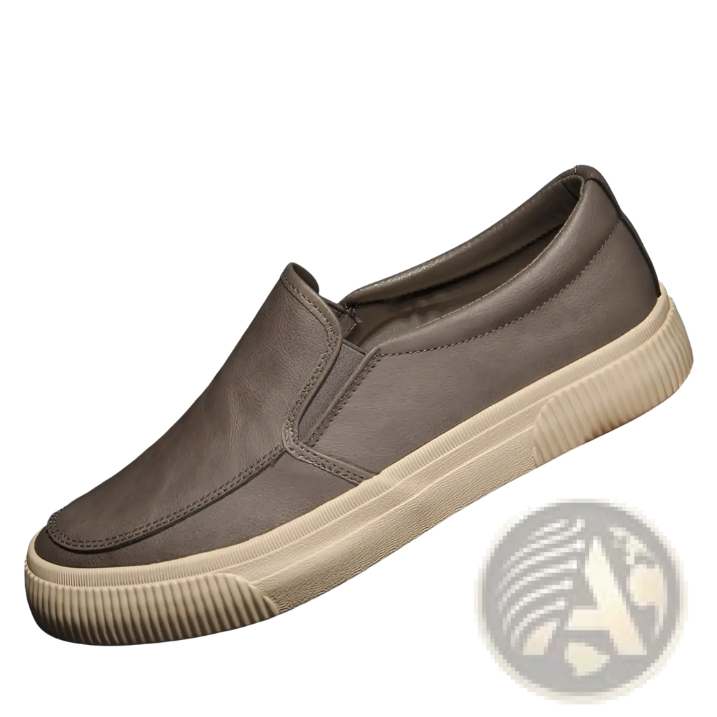 Men's Leather Slip-on Casual Fashion Sneakers