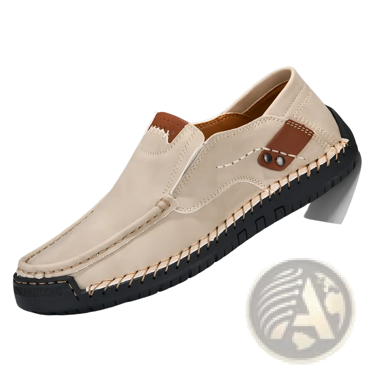 Men's Leather Slip on Casual Outdoor Loafers