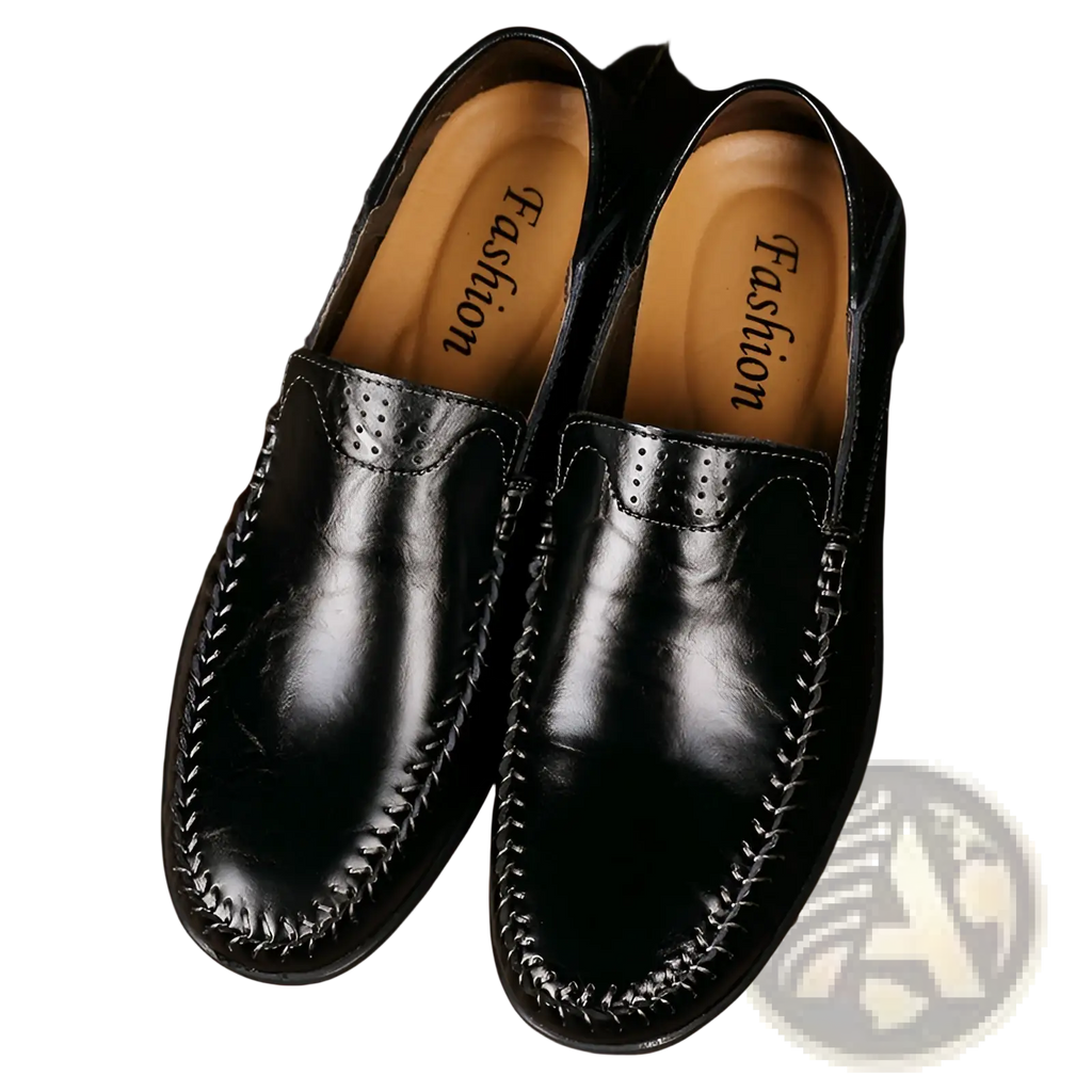 Men's Leather Slip on Loafers Business Casual Shoes