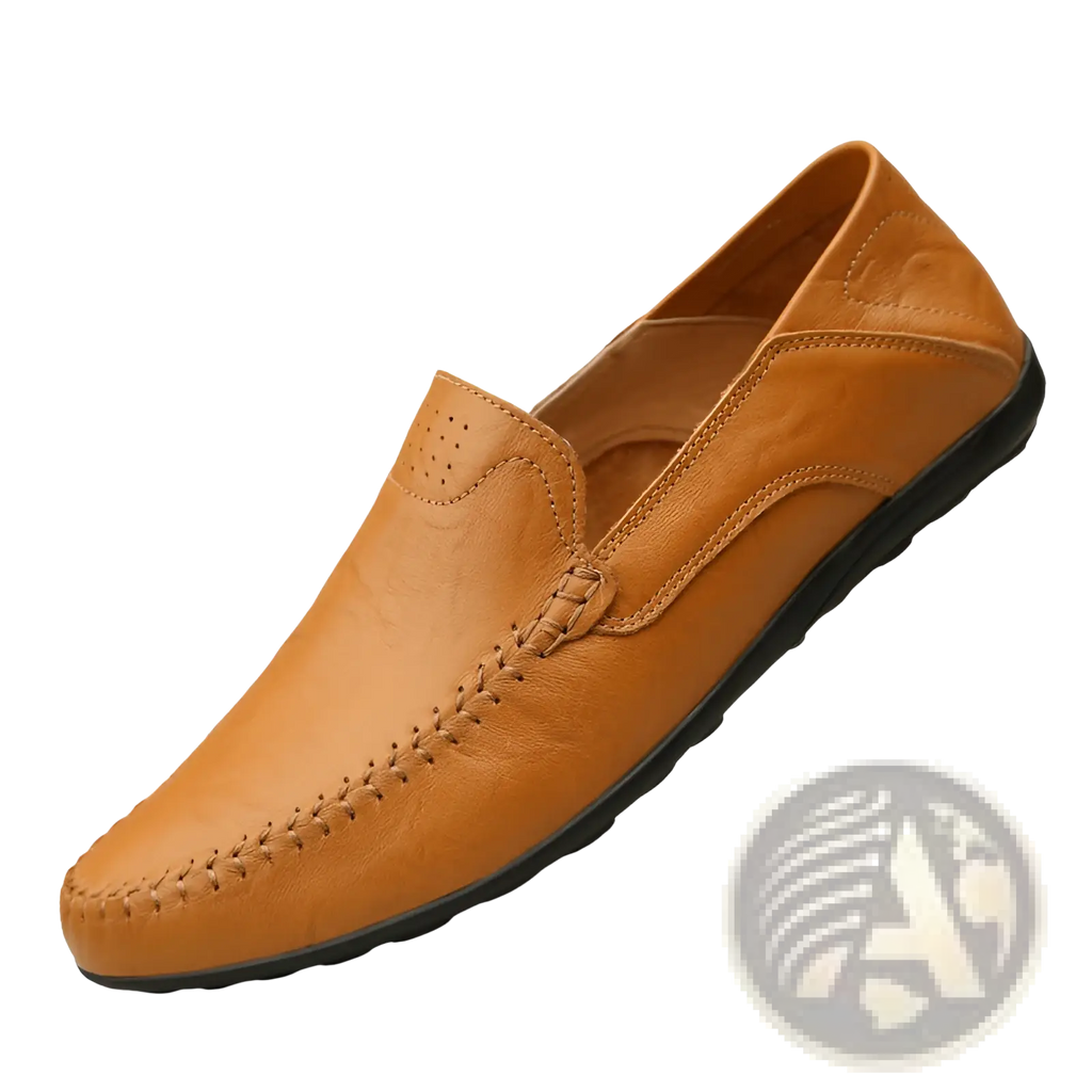 Men's Leather Slip on Loafers Business Casual Shoes