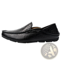 Men's Leather Slip on Loafers Textured Moccasins