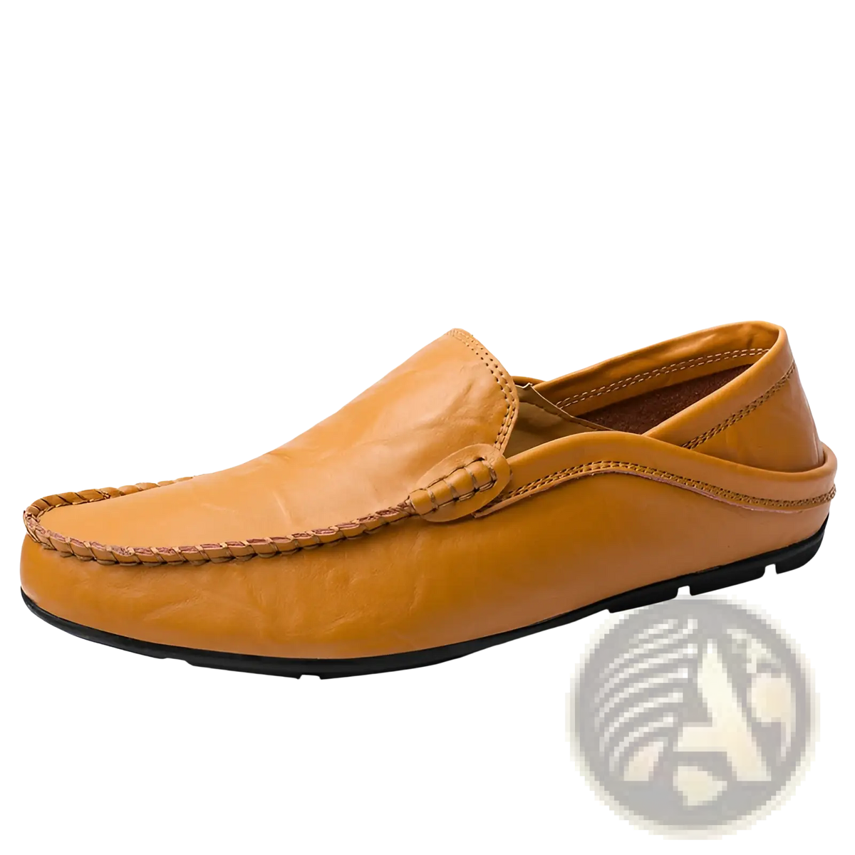 Men's Leather Slip on Loafers Textured Moccasins