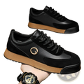 Men's Leather Waterproof Casual Sneakers