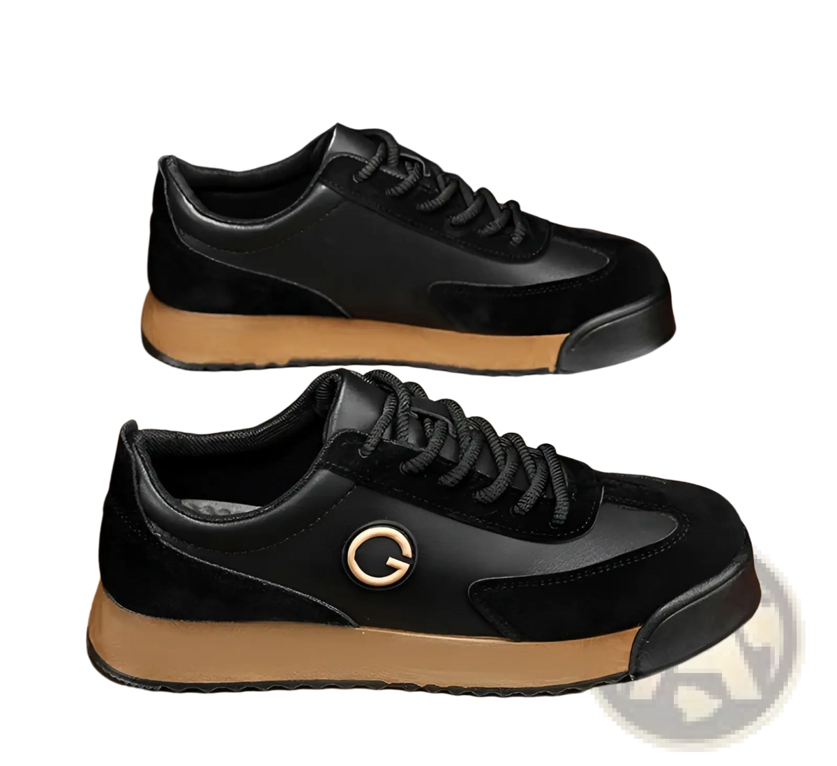 Men's Leather Waterproof Casual Sneakers