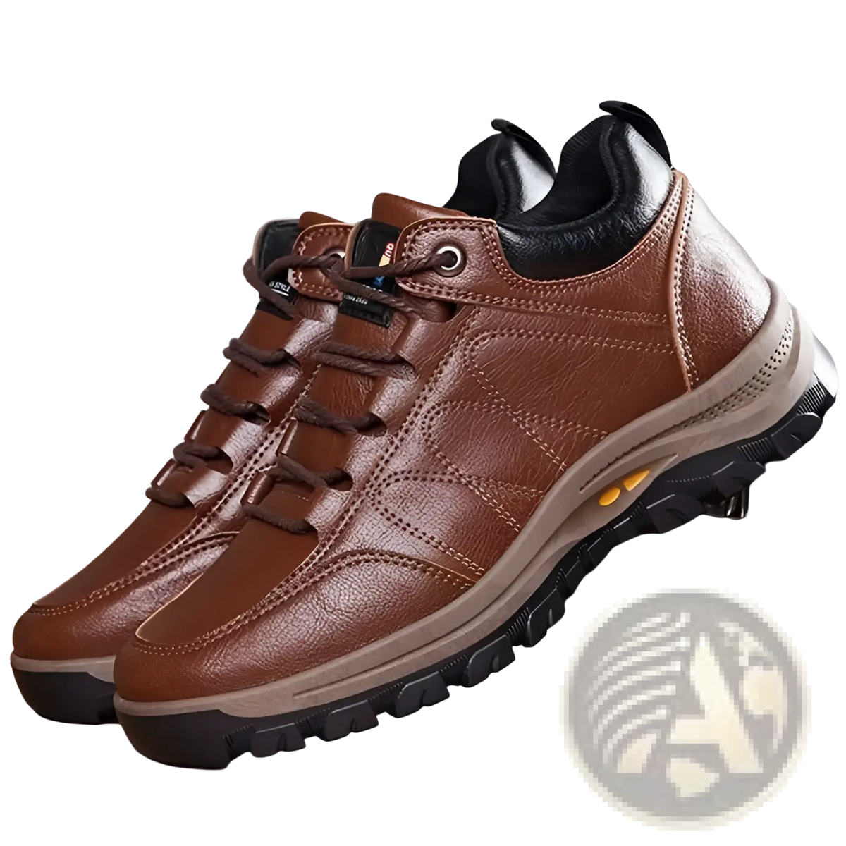 Men's Leather Winter Hiking Boots Waterproof Shoes