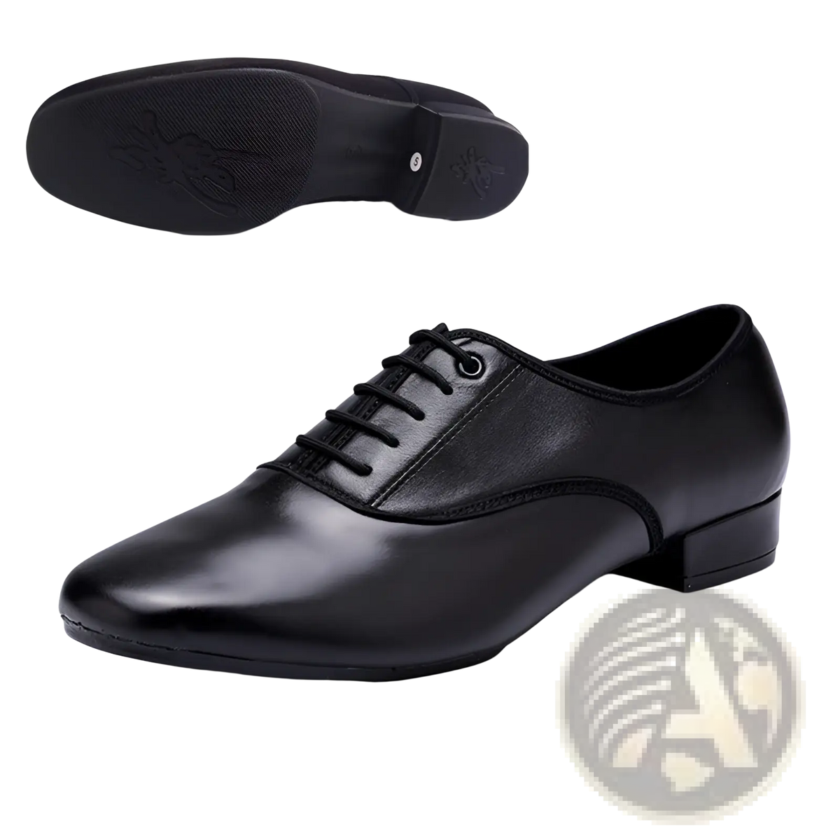 Men's Microfiber Leather Lace Up Dancing Shoes