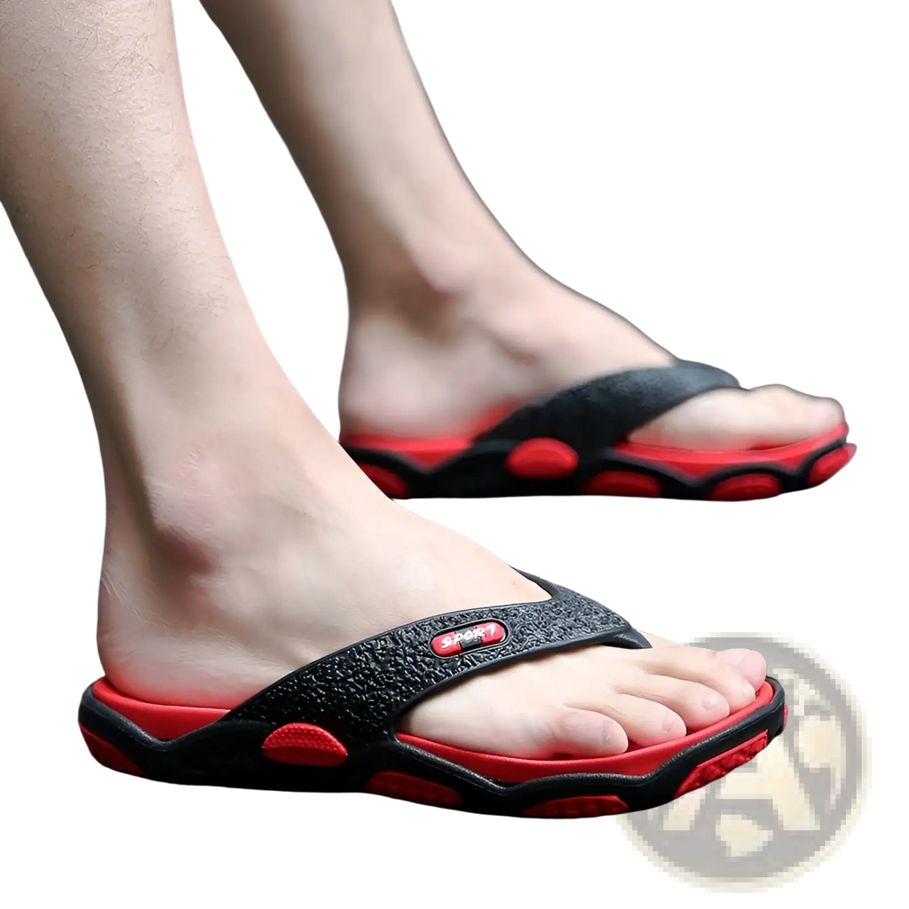Men's Non-slip Beach Flip Flops Cushioned Sandals