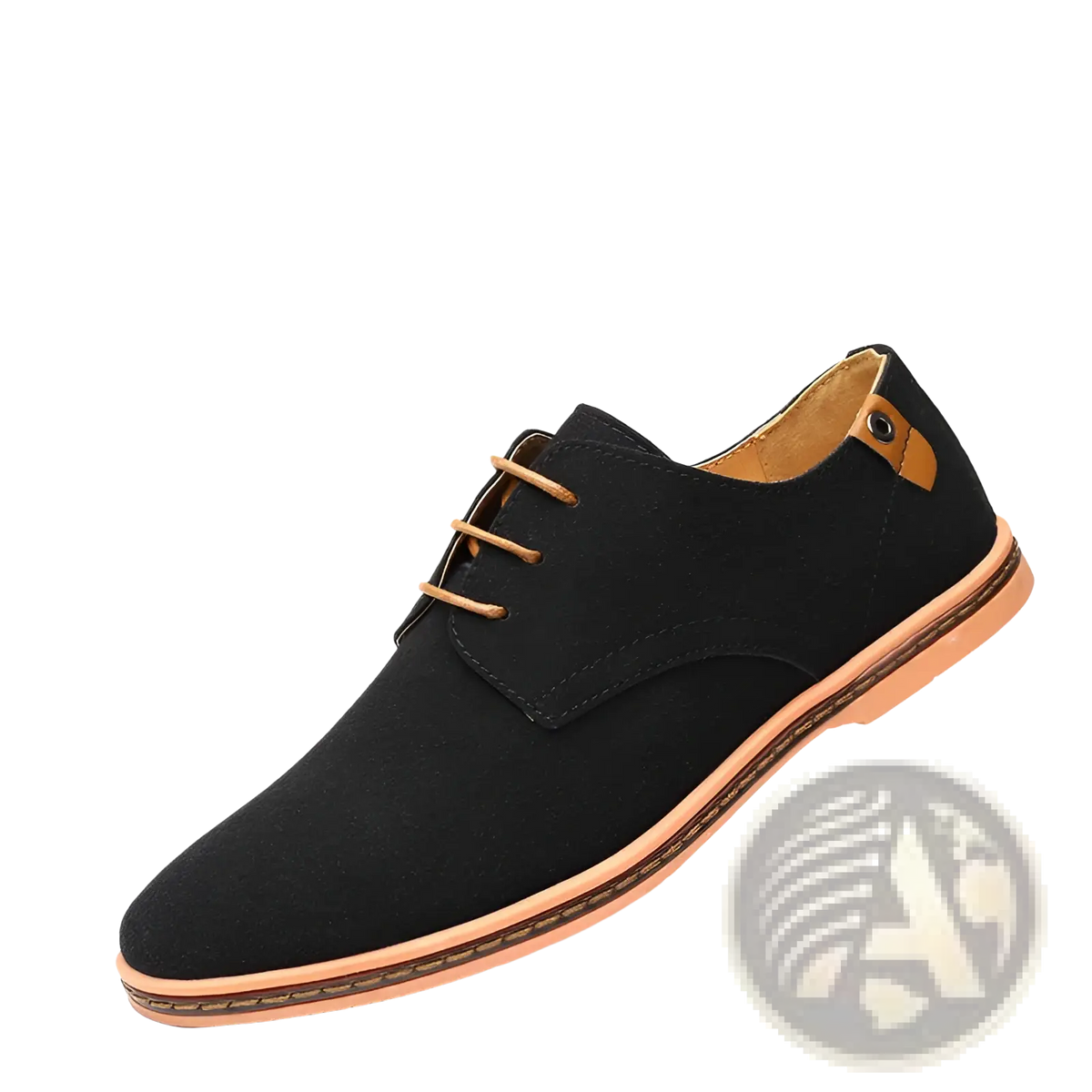 Men's Nubuck Leather Casual Suede Lace Up Shoes