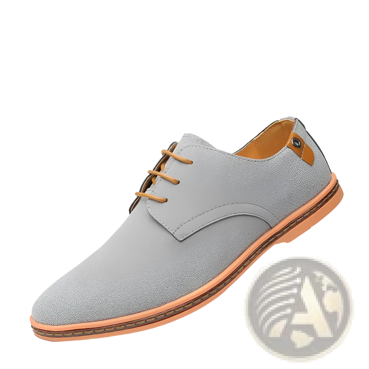 Men's Nubuck Leather Casual Suede Lace Up Shoes