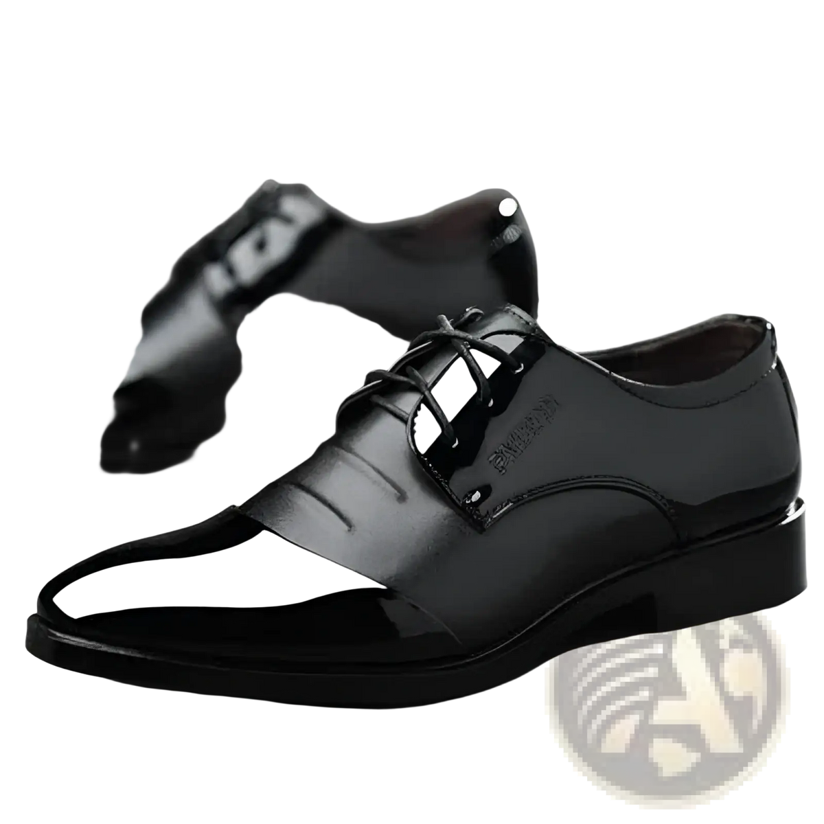 Men's Oxford Leather Shoes British Style Pointed Toe