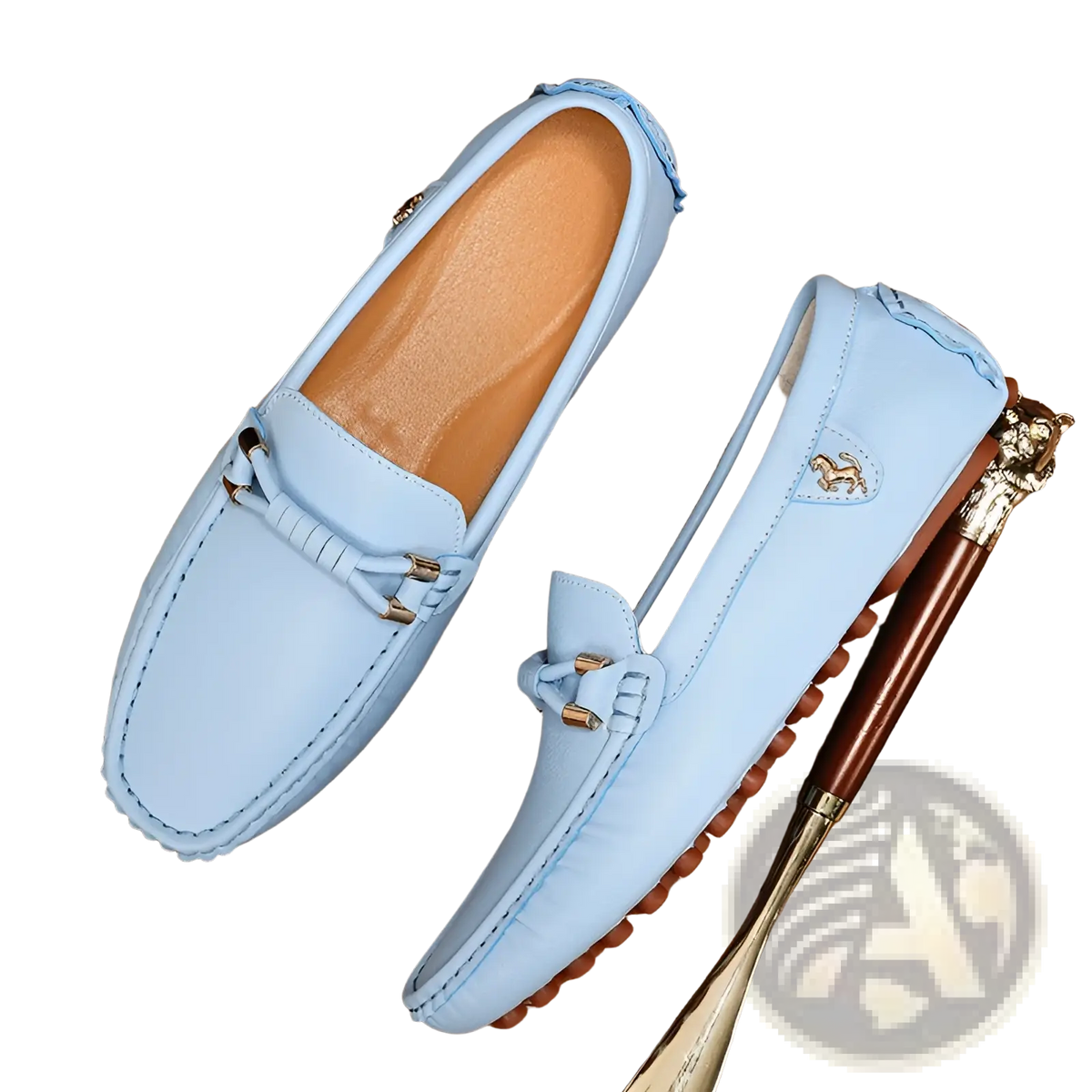Men's Plus Size Leather Driving Moccasin Loafers